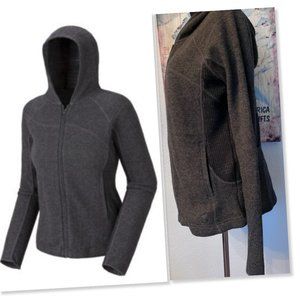 Mountain Hardwear Sarafin Wool Blend Full Zip Hoodie Sweater